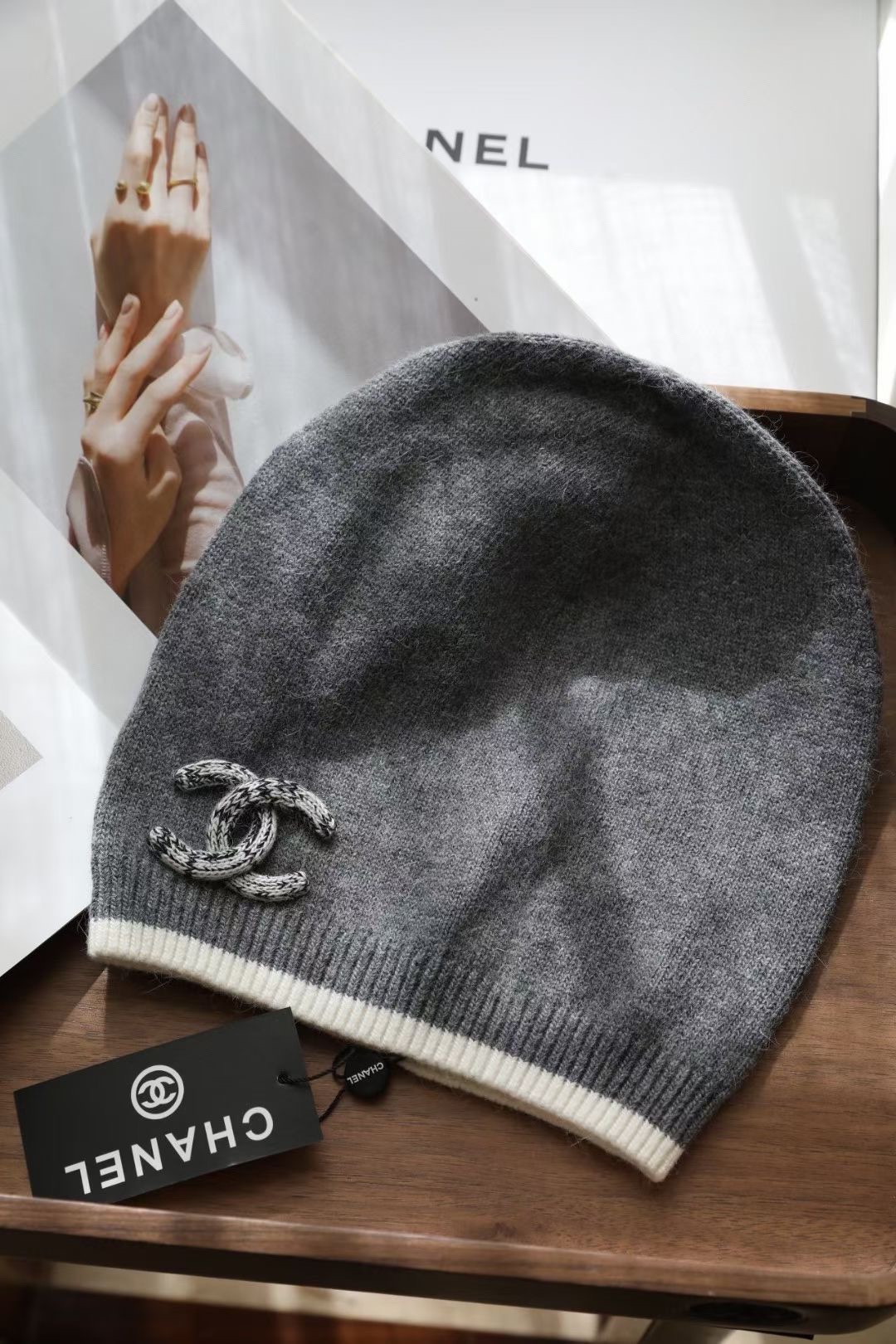Chanel Replica Hats Knitted Hat Buying Knitting Rabbit Hair Wool