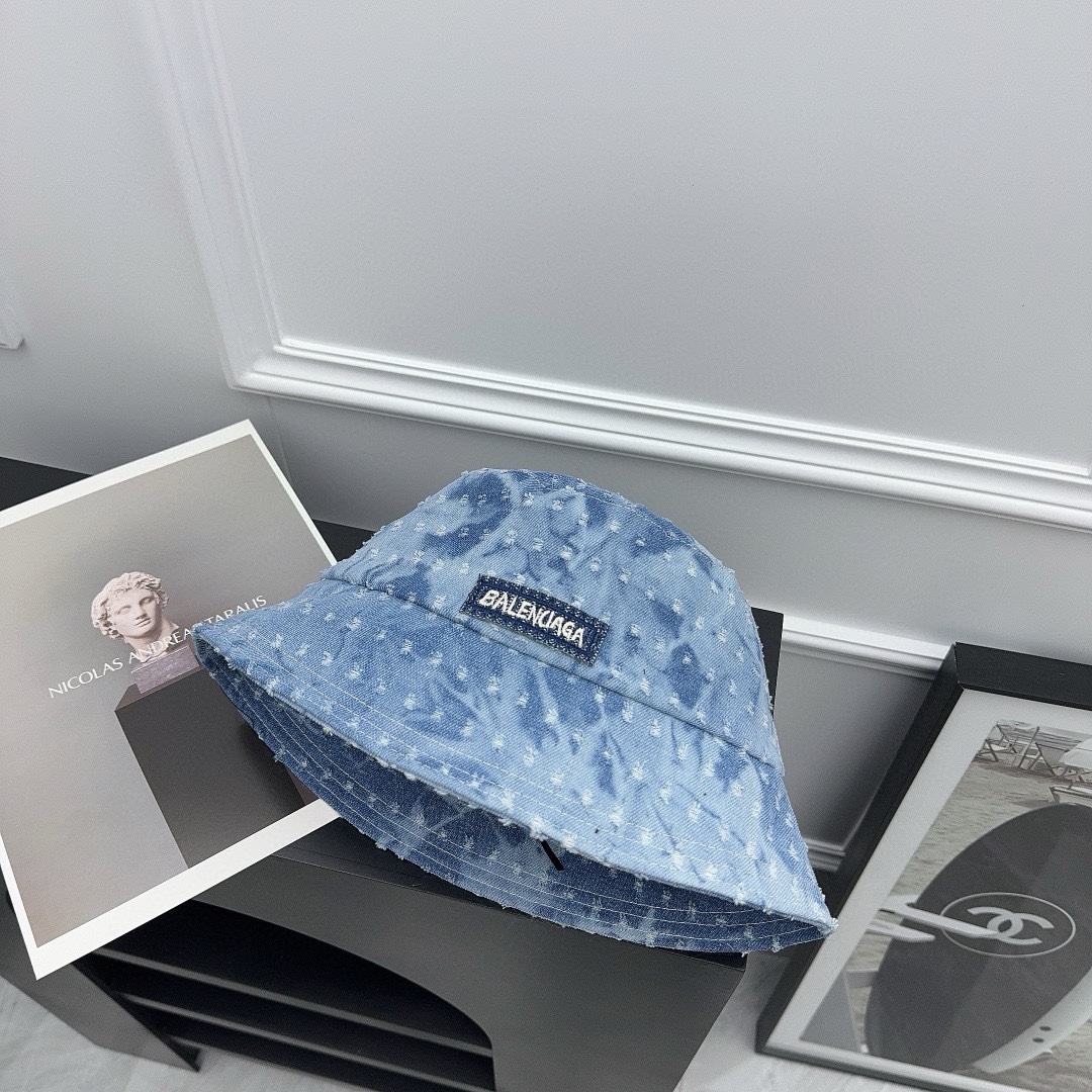 NO:191159,Running volume Balenciaga new denim fisherman hat, hat, balenciaga, espadrilles, hats19860909跑量 巴黎世家新款牛仔渔夫帽,帽子,balenciaga,espadrilles,hats,hat