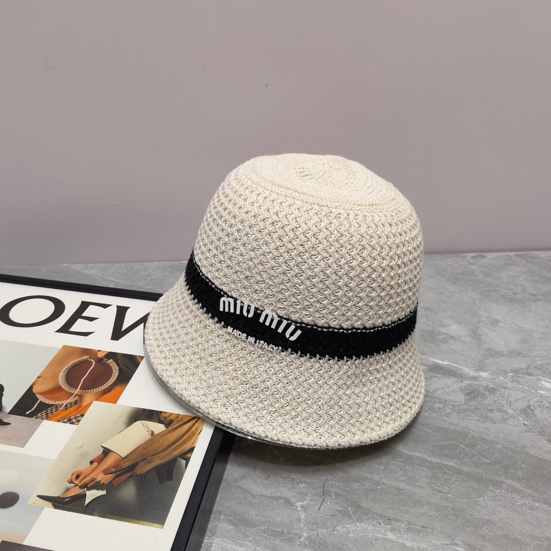 NO:192137,Running volume Miu~ New hollow breathable fisherman hat Knitted fixed bucket hat Fisherman hat Baseball hat Knitted hat, hat, miumiu, espadrilles, hats19860909跑量 Miu～春夏新款镂空透气渔夫帽 针织定型小桶帽帽子渔夫帽棒球帽针织帽,帽子,miumiu,espadrilles,hats,hat