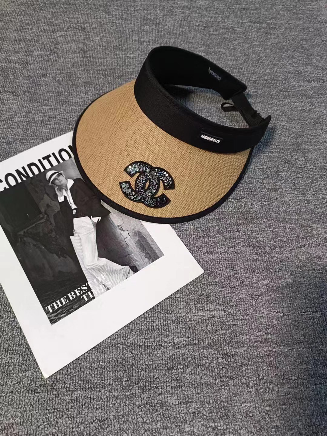 NO:193865,Running volume Chanel's new empty top hat, color-blocking design, and the style is positive!  Vinyl is protected from ultraviolet rays, must-have in summer!  Hat fisherman hat baseball hat knit hat, hat, chanel, espadrilles, hats19860909跑量 香奈儿新款空顶帽 拼色变设计,版型正！ 黑胶防紫外线,夏季必入！帽子渔夫帽棒球帽针织帽,帽子,chanel,espadrilles,hats,hat