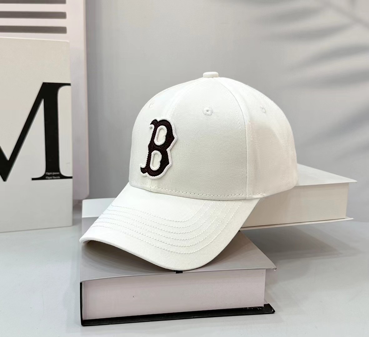 巴黎世家新款帽棒球帽定制版硬顶纯棉帽型正男女同款