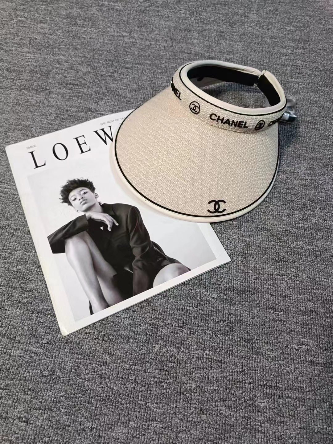 Chanel Sombreros Sombrero de copa vacío La mejor réplica al por mayor
 Morado Colección de verano Playa