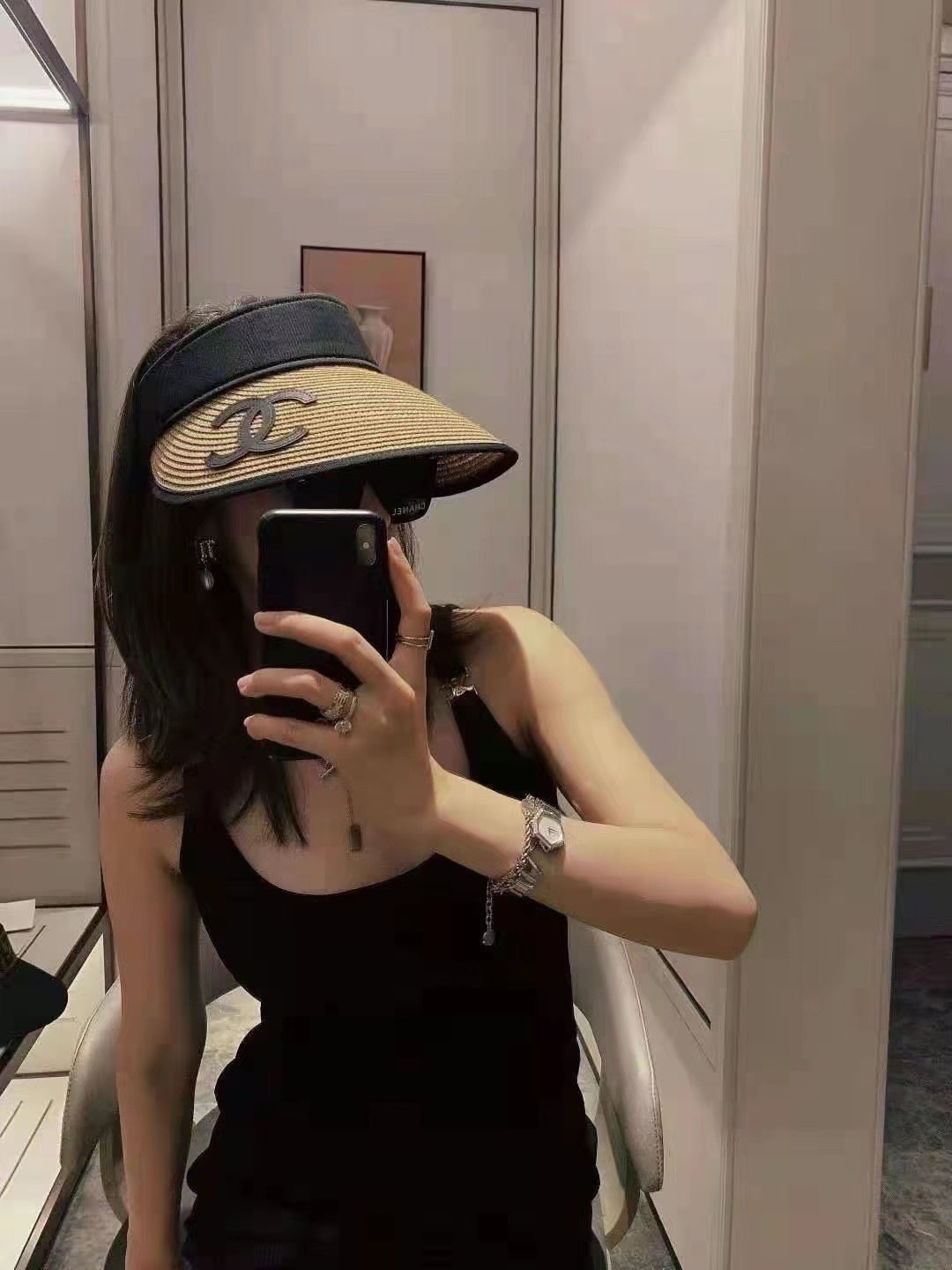 NO:196908,Running cha*el Xiaoxiang's new foldable PP grass-floating top hat, fairy sky-floating top hat, iconic double closure, full of fashion, light curled edge storage, it's perfect to go out!  A must-have item for summer!  Hat fisherman hat baseball hat knit hat, hat, christian louboutin, espadrilles,hats19860909跑量 cha*el小香新款可折叠PP草空顶帽,小仙女空顶帽 标志性双clogo,洋气十足,轻便卷边收纳,出门妥妥哒！ 夏日必备单品！帽子渔夫帽棒球帽针织帽,帽子,christian louboutin,espadrilles,hats,hat