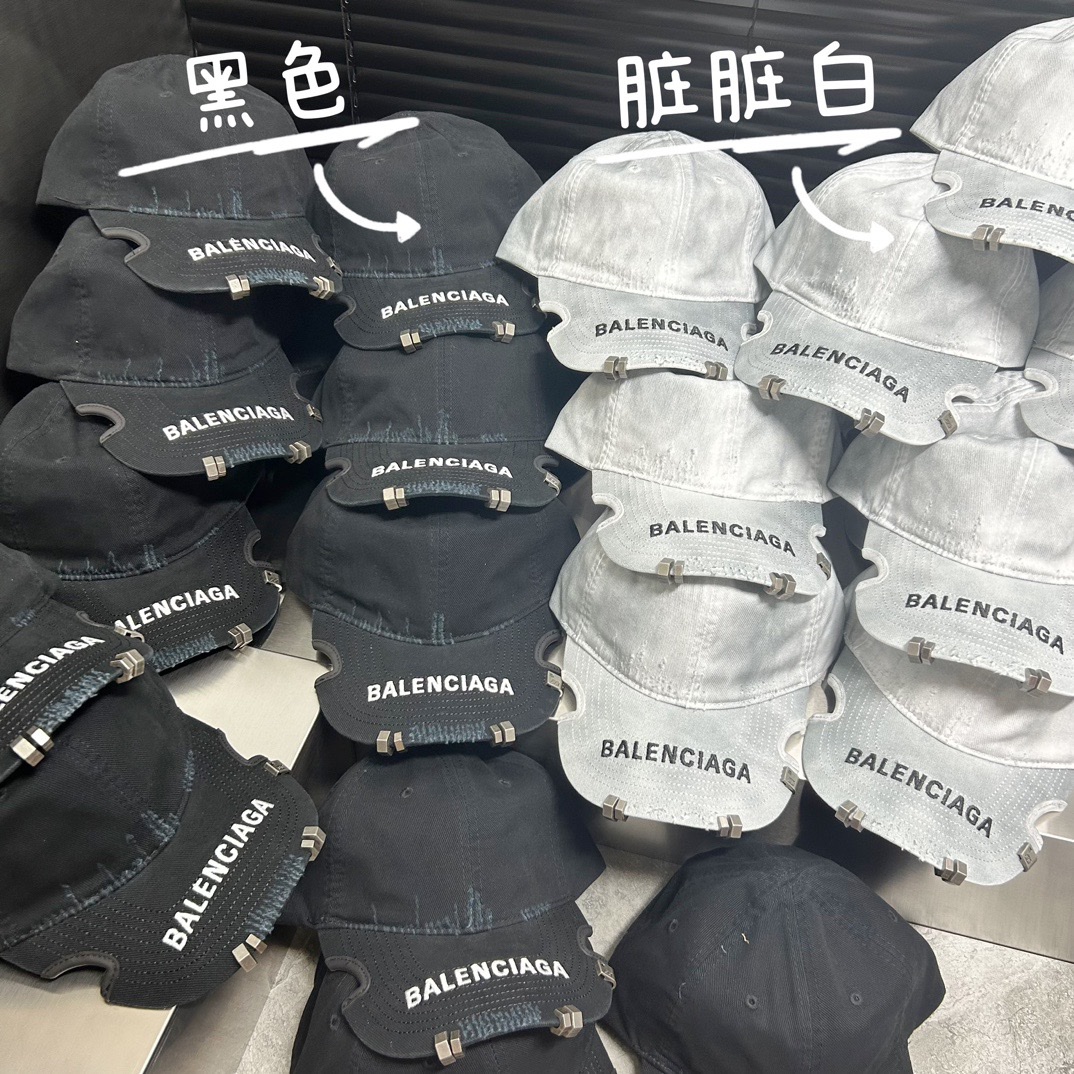 Balenciaga新款棒球帽不再是纯色设计的单调款式潮流新颖！