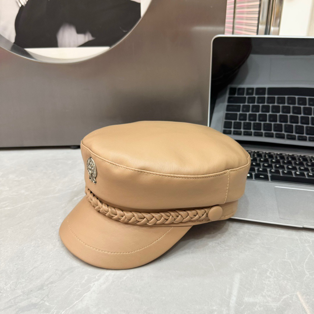 NO:207485,Running volume Croxin's new leather military cap Newspaper hat A super high-end military cap!  Absolutely handsome and elegant!  The hat shape and workmanship are invincible, and it must be included in the series in autumn and winter!  Material: artificial leather Head circumference: 58cm hat Straw hat Fisherman hat Baseball hat, hat, chrome hearts, espadrilles, hats19860909跑量 克罗心新款皮军帽报童帽 超高级的一款军帽呦！绝对帅气优雅！帽型和做工都无敌好,秋冬季搭配必入系列！ 材质:人造皮革 头围:58cm帽子草帽渔夫帽棒球帽,帽子,chrome hearts,espadrilles,hats,hat