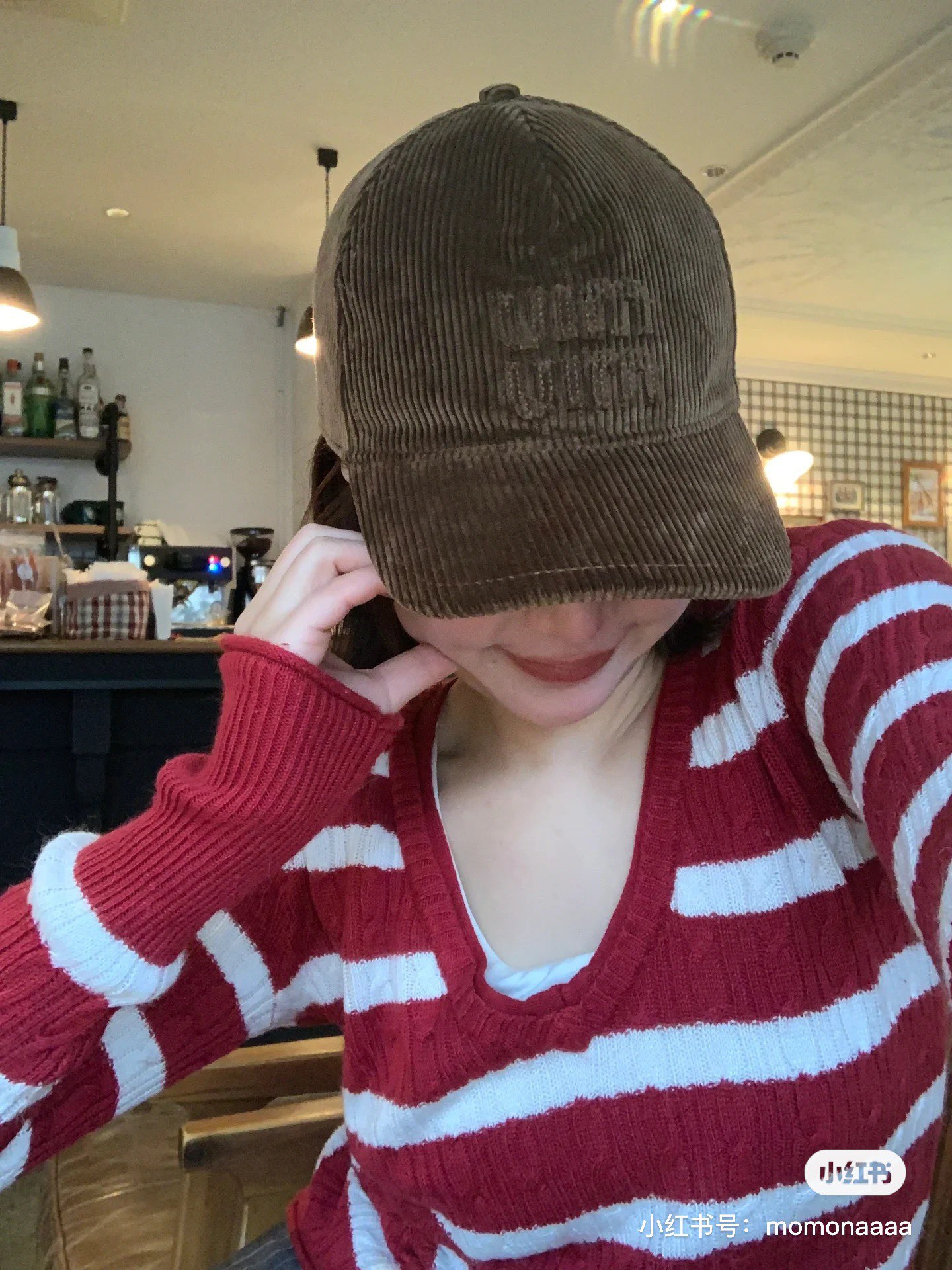 Volumen MiuMiu gorra de béisbol de terciopelo, si te gusta la textura, ¡ven rápido! ¡La textura de terciopelo completo …