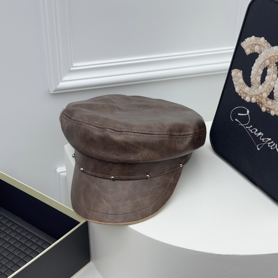 NO:207537,Running volume Croxin new military cap retro old leather very special color ~ hat straw hat fisherman hat baseball hat, hat, chrome hearts, espadrilles, hats19860909跑量 克罗心新款军帽 复古做旧皮质 很特别的颜色～帽子草帽渔夫帽棒球帽,帽子,chrome hearts,espadrilles,hats,hat