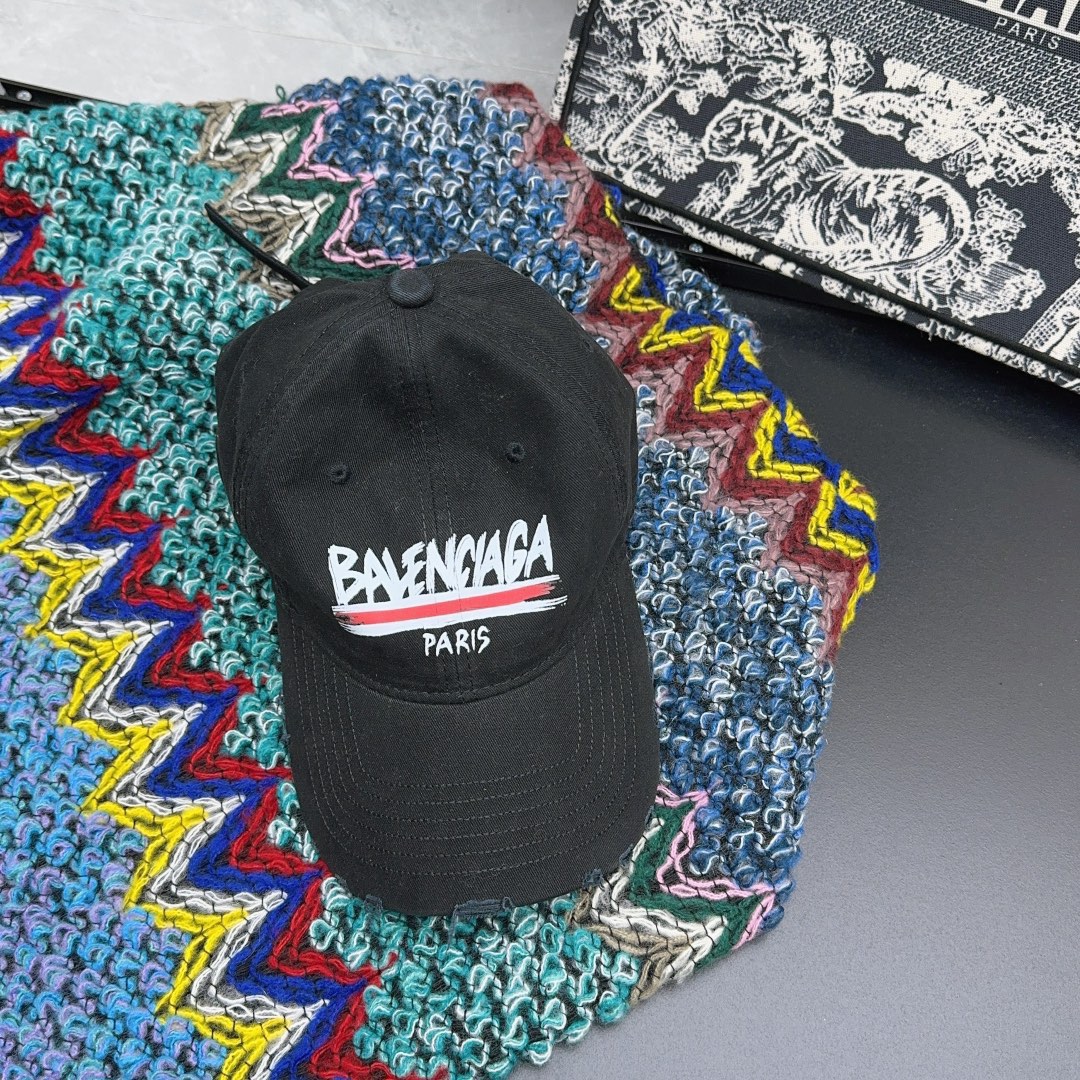Balenciaga nuevo lavado gorra de béisbol para parejas