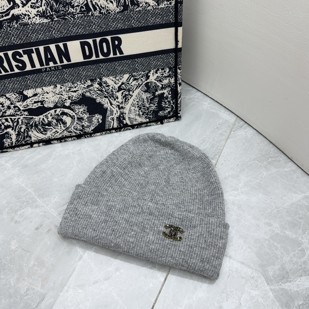 Venta rápida CHANEL nuevo modelo: gorra de punto de gran elasticidad