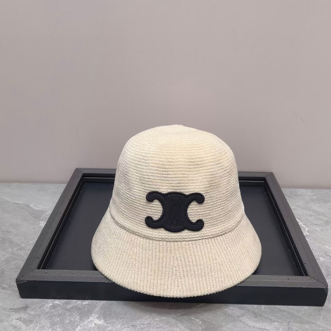 Celine Sombreros Sombrero de cubo Poliéster Colección otoño – invierno