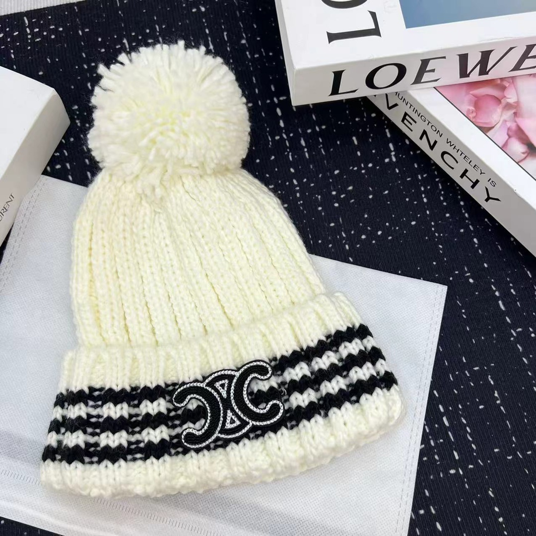 NO:214380,Running celine Arc de Triomphe knit hat black off-white hat fisherman hat baseball hat knit hat, hat, celine, espadrilles, hats19860909跑量 Celine凯旋门针织帽 黑色 米白色帽子渔夫帽棒球帽针织帽,帽子,celine,espadrilles,hats,hat