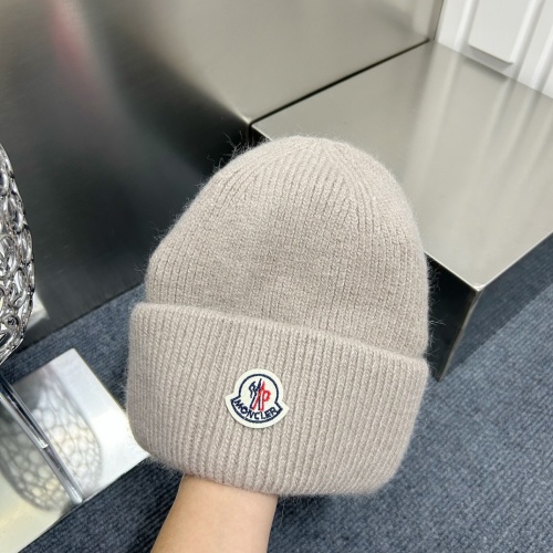Moncler Angora Rabbit Wool Knit Beanie - High-End, Stylish, Warm
