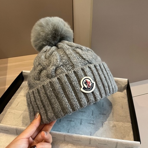 Moncler Women's Cable-Knit Beanie Hat Classic Winter Style 1 Moncler Women's Cable-Knit Beanie Hat Classic Winter Style