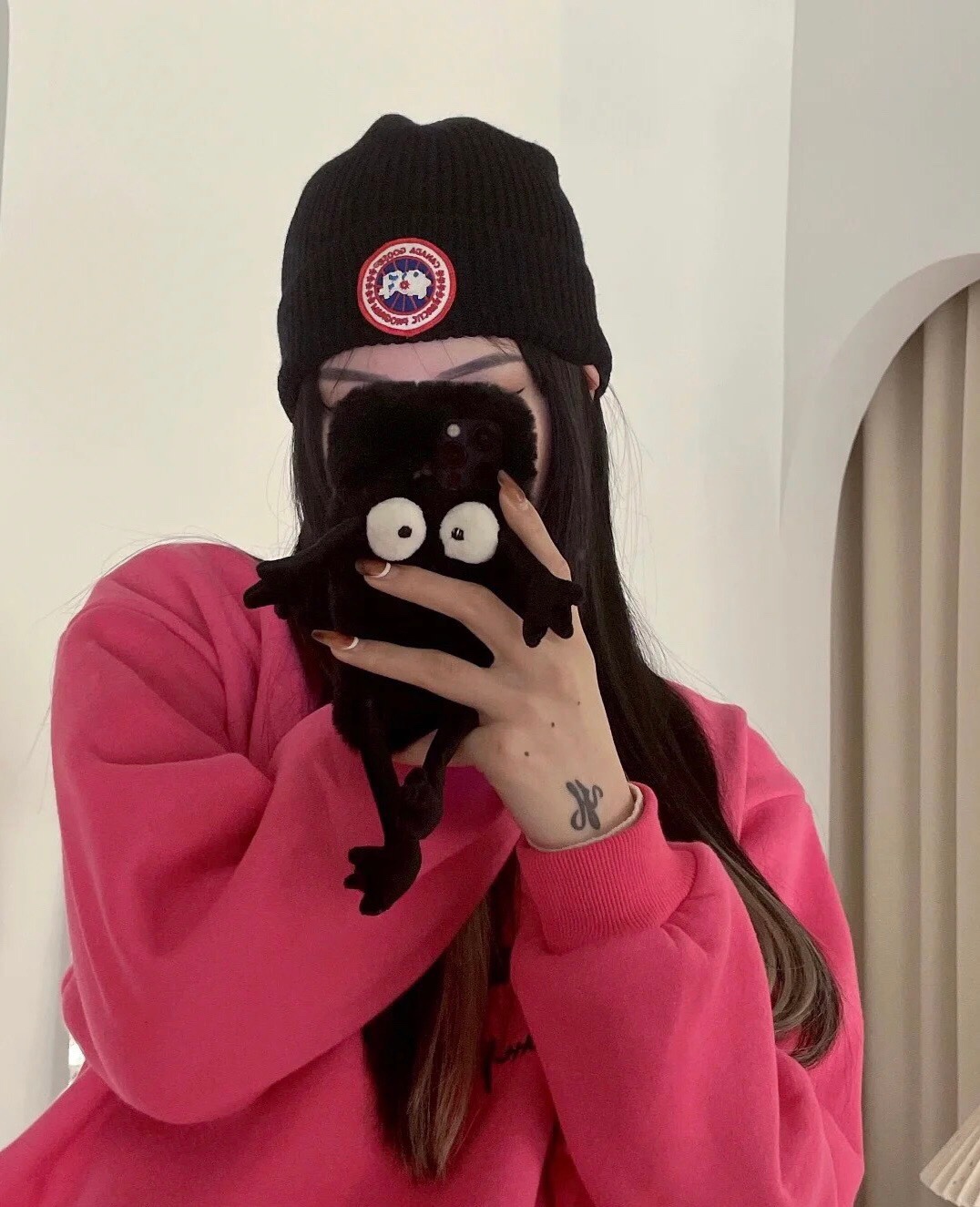 84 runs. Goose pin knitting caps. Two layers of knitting, soft arctic velvet, Massively online, collection level