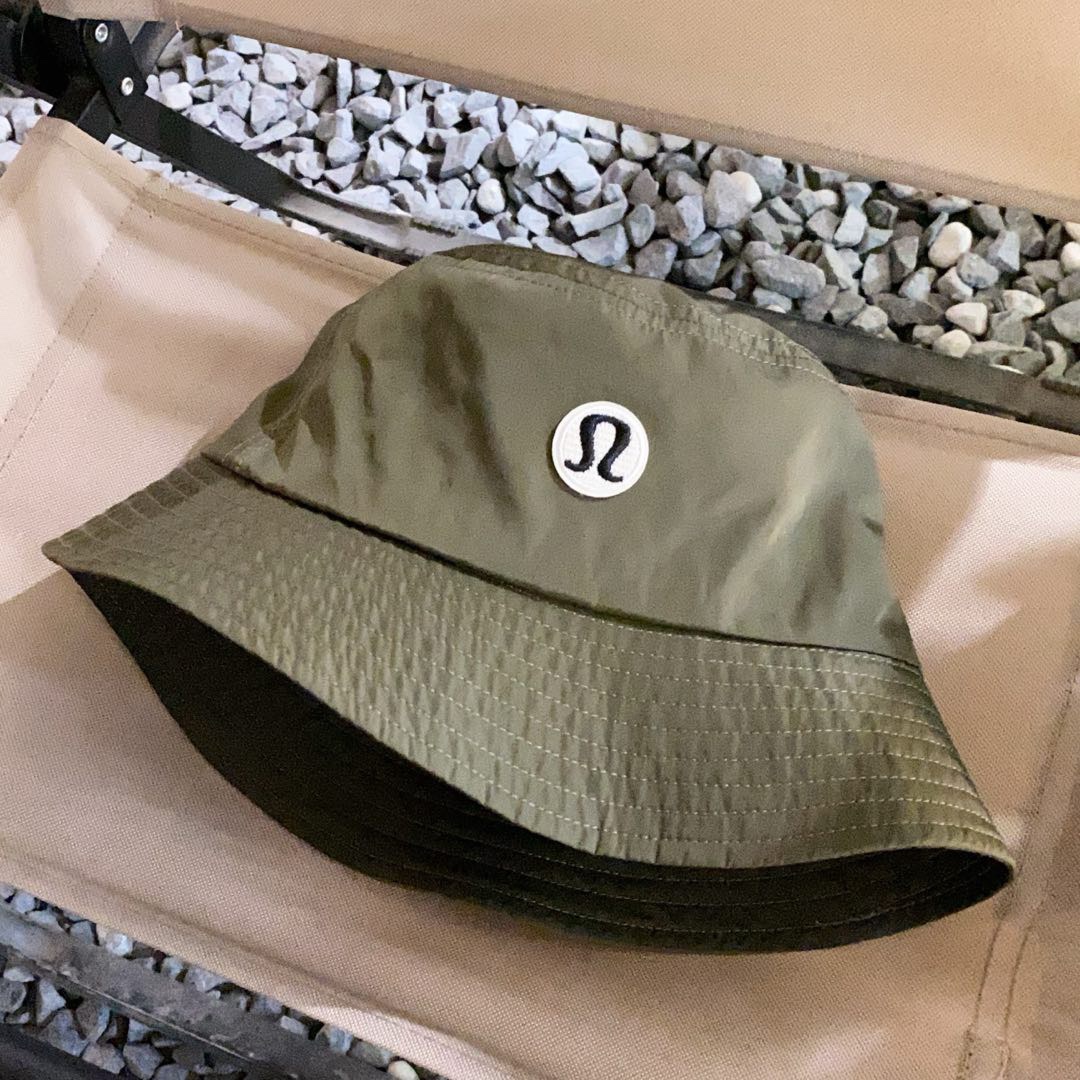 Run LuLulemon 2025, new fish hat. He’s a man and a woman. Rice, gray, olive green - 图片 6