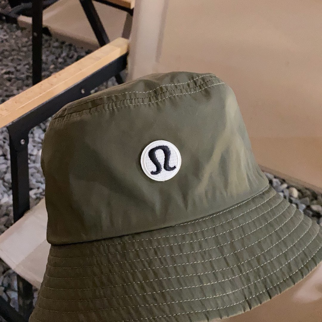 Run LuLulemon 2025, new fish hat. He’s a man and a woman. Rice, gray, olive green - 图片 4