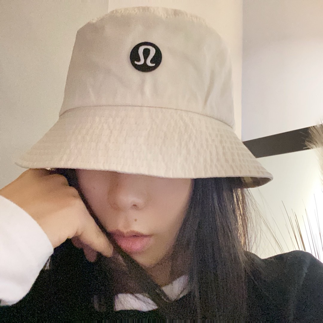 Run LuLulemon 2025, new fish hat. He’s a man and a woman. Rice, gray, olive green - 图片 4