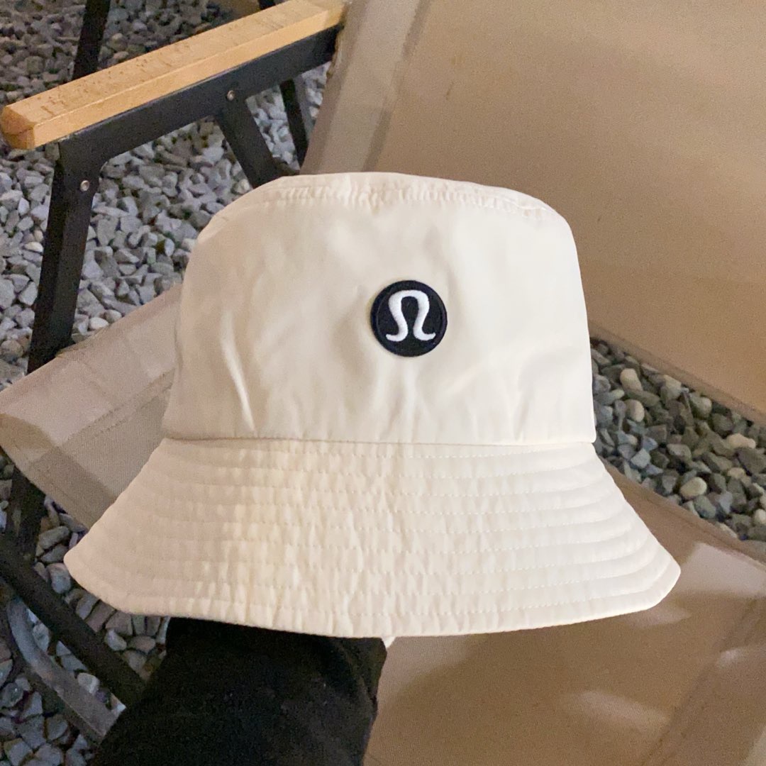 Run LuLulemon 2025, new fish hat. He’s a man and a woman. Rice, gray, olive green - 图片 5