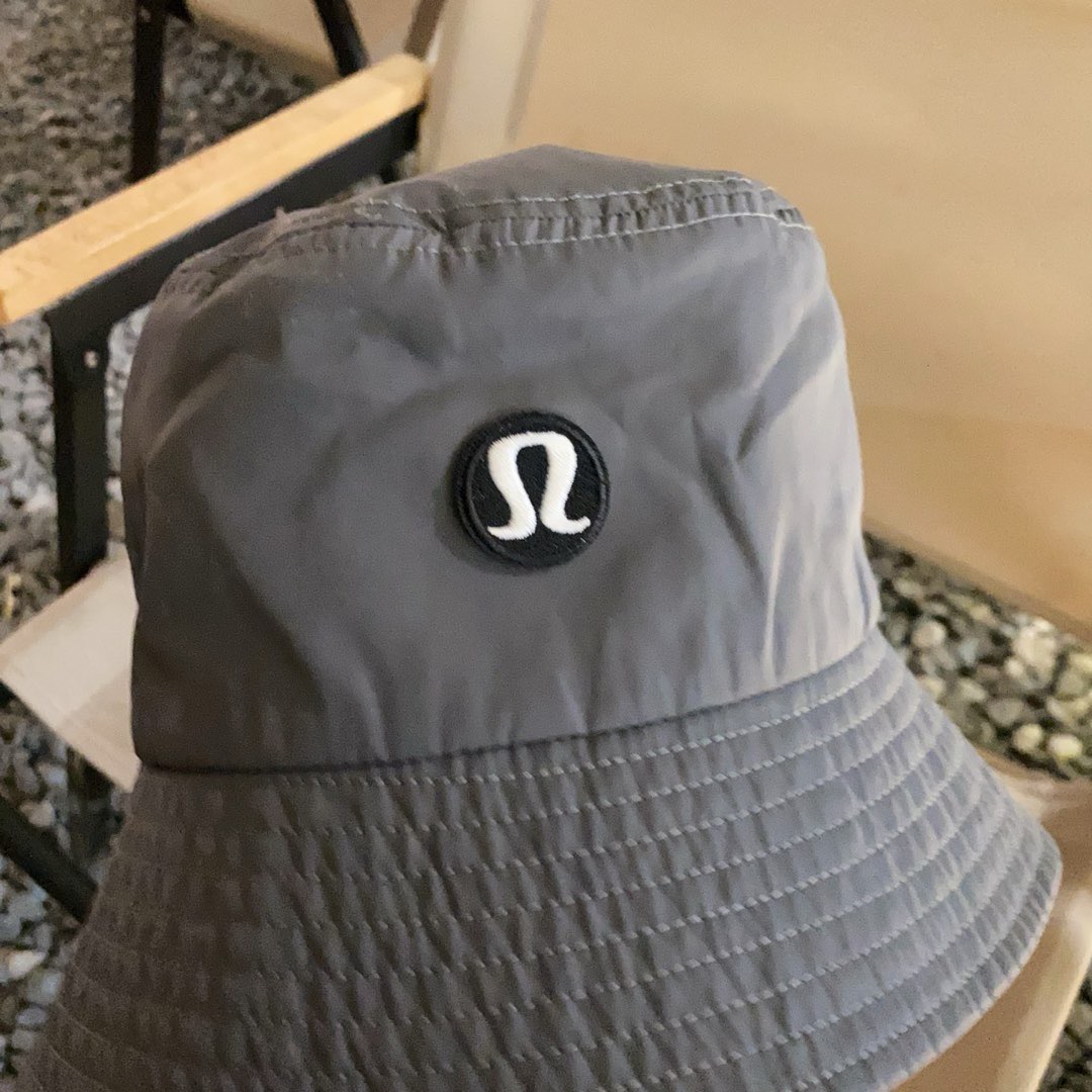 Run LuLulemon 2025, new fish hat. He’s a man and a woman. Rice, gray, olive green - 图片 5