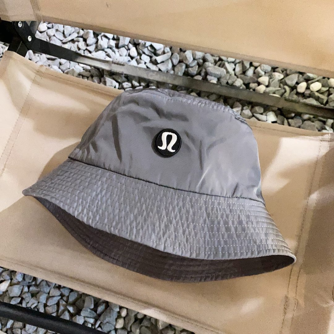 Run LuLulemon 2025, new fish hat. He’s a man and a woman. Rice, gray, olive green - 图片 7