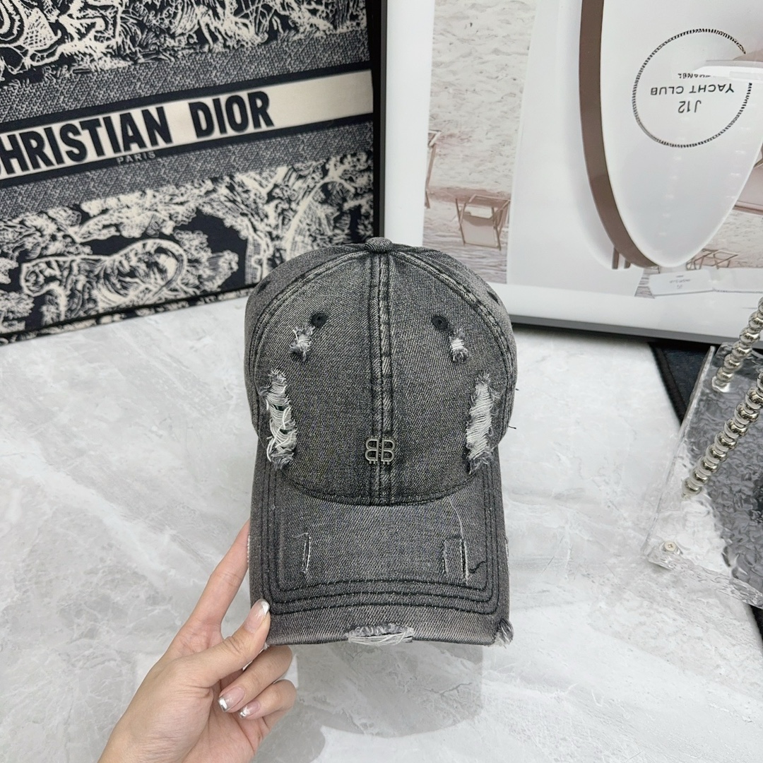 84 runs. Balencia. Handmade old baseball caps. Personal fashion, new hat - 图片 1