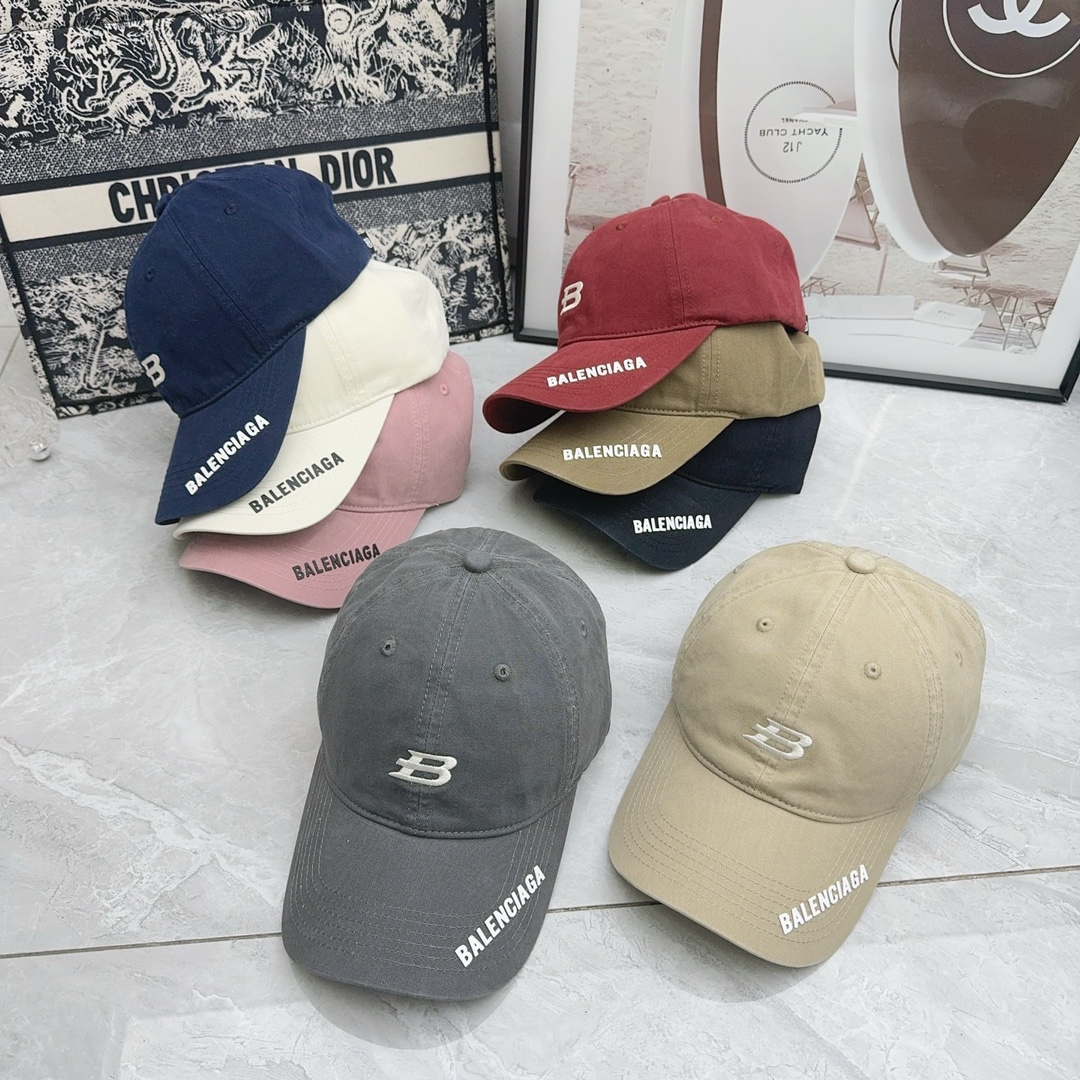 84 runs. Balencia, new high-quality baseball cap. Pure cotton custom capping - 图片 9