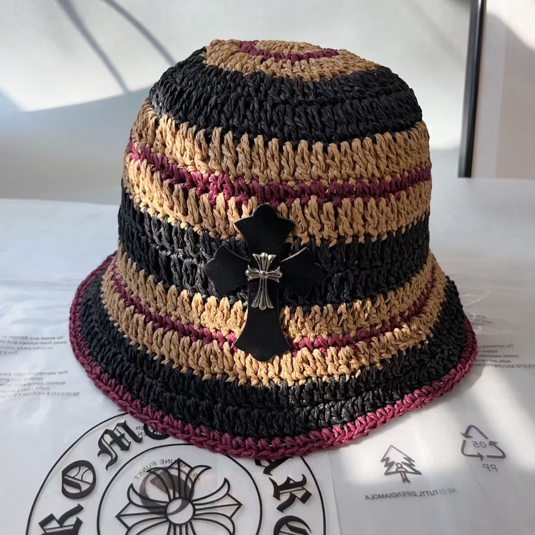 Custom Sunproof Zen Hat in Khaki and Blue, Size 55-58cm, Runs 147.