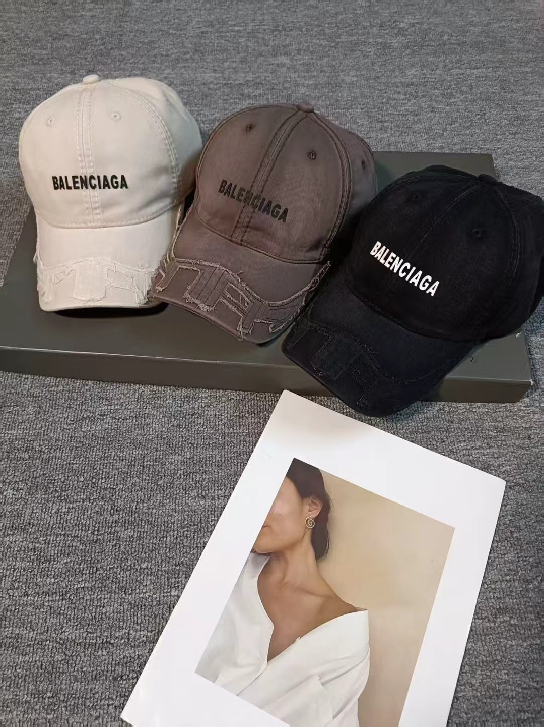 84 runs. Balencia. New craft baseball cap. Design style baseball caps - 图片 4