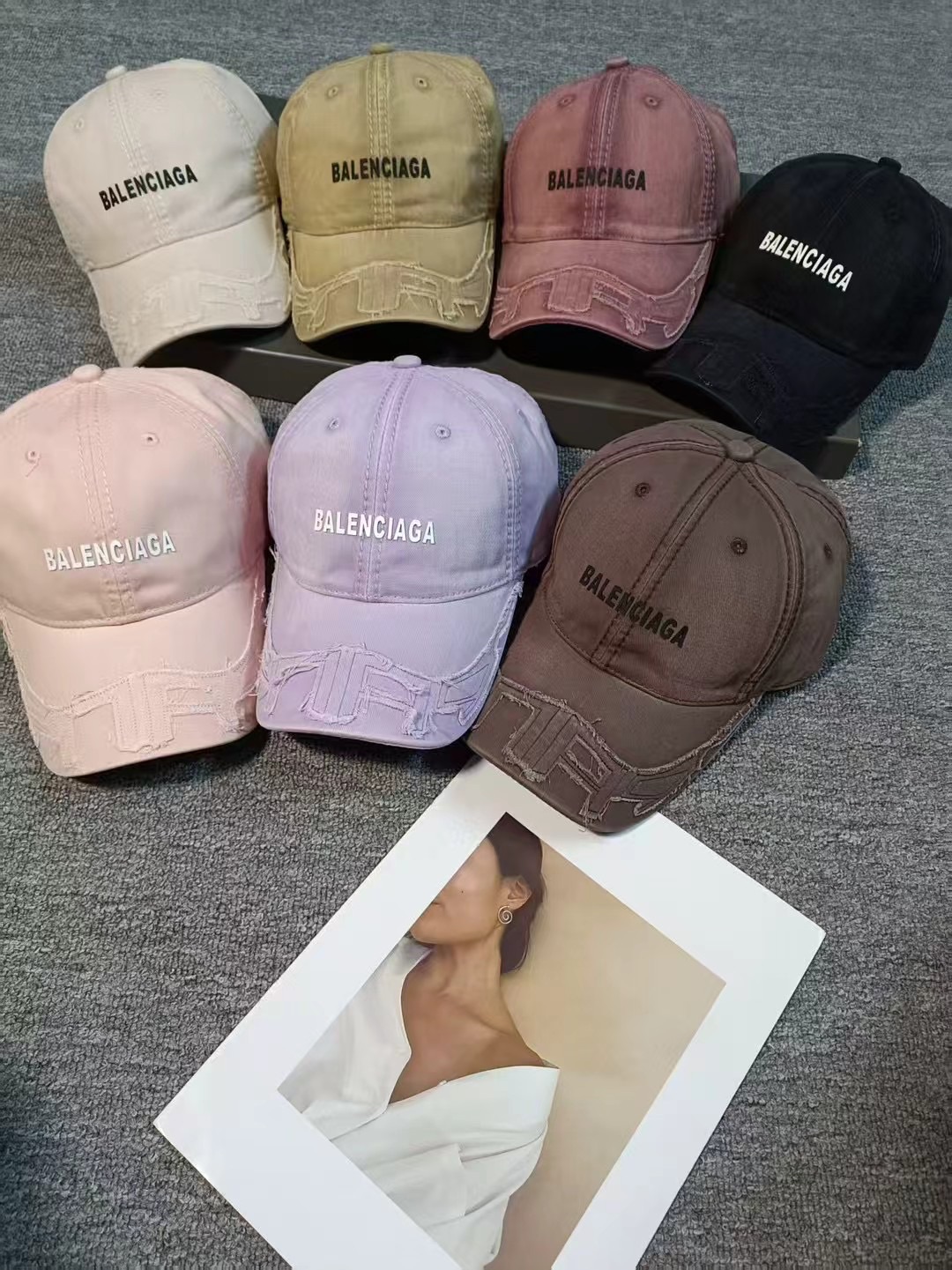 84 runs. Balencia. New craft baseball cap. Design style baseball caps - 图片 5