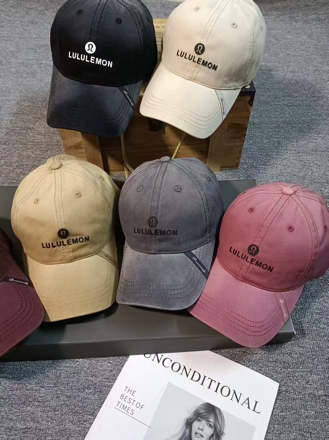 84 runs. LuLulemon summer leisure. A colored baseball cap - 图片 4