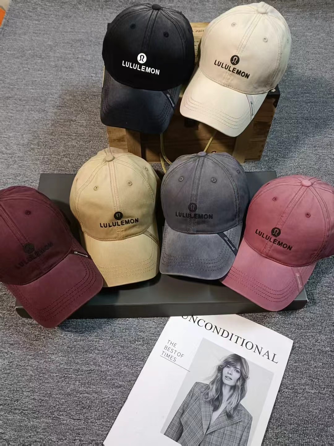 84 runs. LuLulemon summer leisure. A colored baseball cap - 图片 5