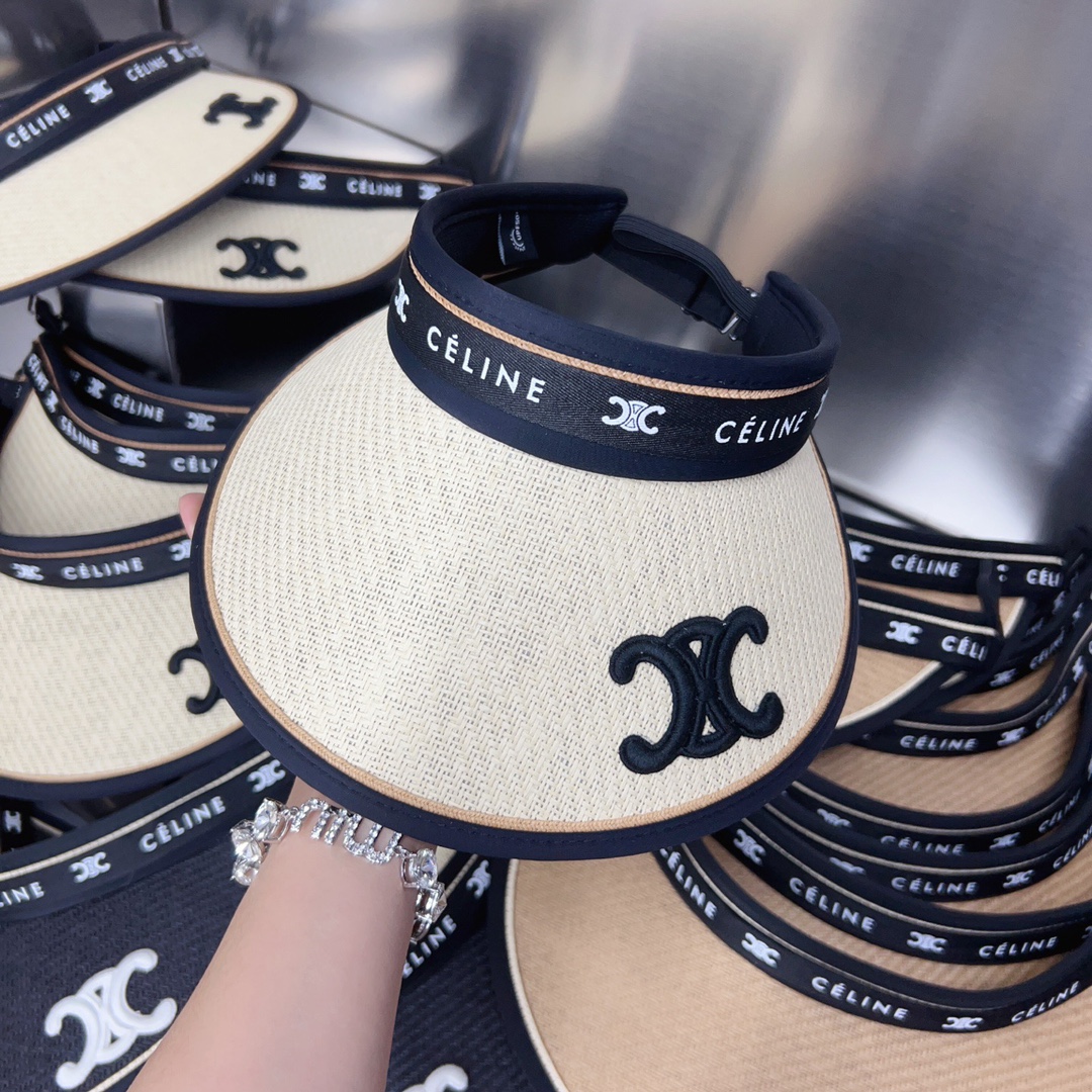 NO:222630,Running volume Celine~New empty top hat with color-blocking edge design, positive style!  Vinyl is protected from ultraviolet rays, must-have in summer!  Hat fisherman hat baseball hat knit hat, hat, celine, espadrilles, hats19860909跑量 Celine～新款空顶帽 拼色边设计,版型正！ 黑胶防紫外线,夏季必入！帽子渔夫帽棒球帽针织帽,帽子,celine,espadrilles,hats,hat