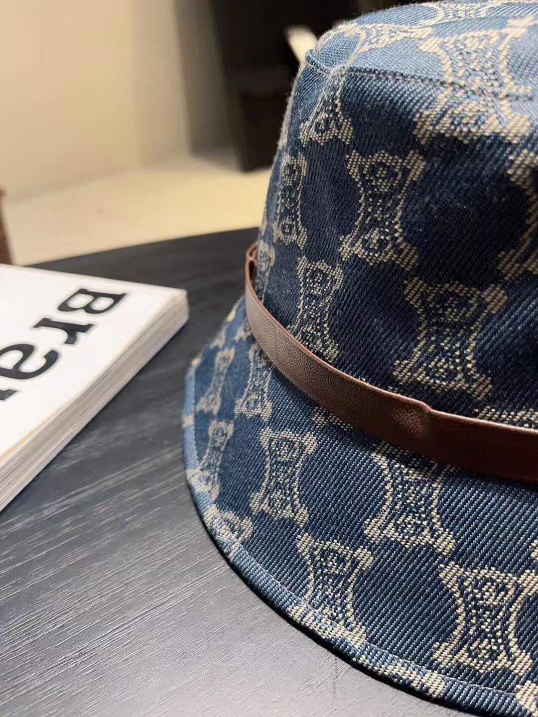 Unique Custom Cowboy Blue Cap for Fisherman, 55-58cm Size – 116. - 图片 9