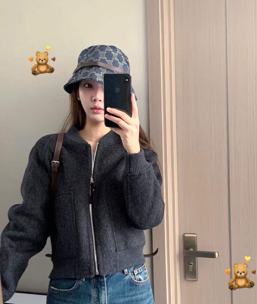 Unique Custom Cowboy Blue Cap for Fisherman, 55-58cm Size – 116. - 图片 3