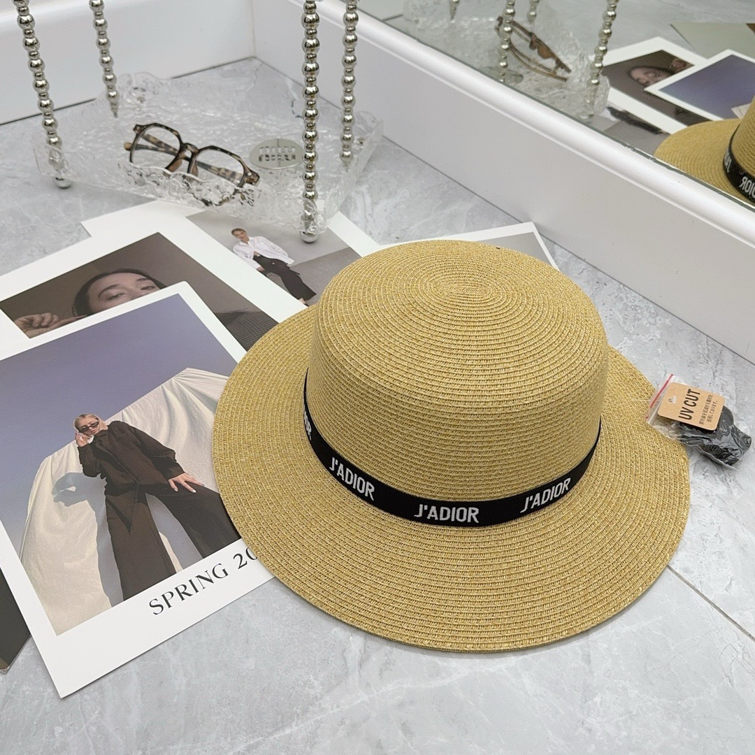 NO:226404,Running volume D family summer vacation top hat hot hat style closed eyes straw hat fisherman hat baseball hat, hat, dior, espadrilles, hats19860909跑量 D家夏季度假风平顶礼帽 爆款帽型 闭眼入帽子草帽渔夫帽棒球帽,帽子,dior,espadrilles,hats,hat