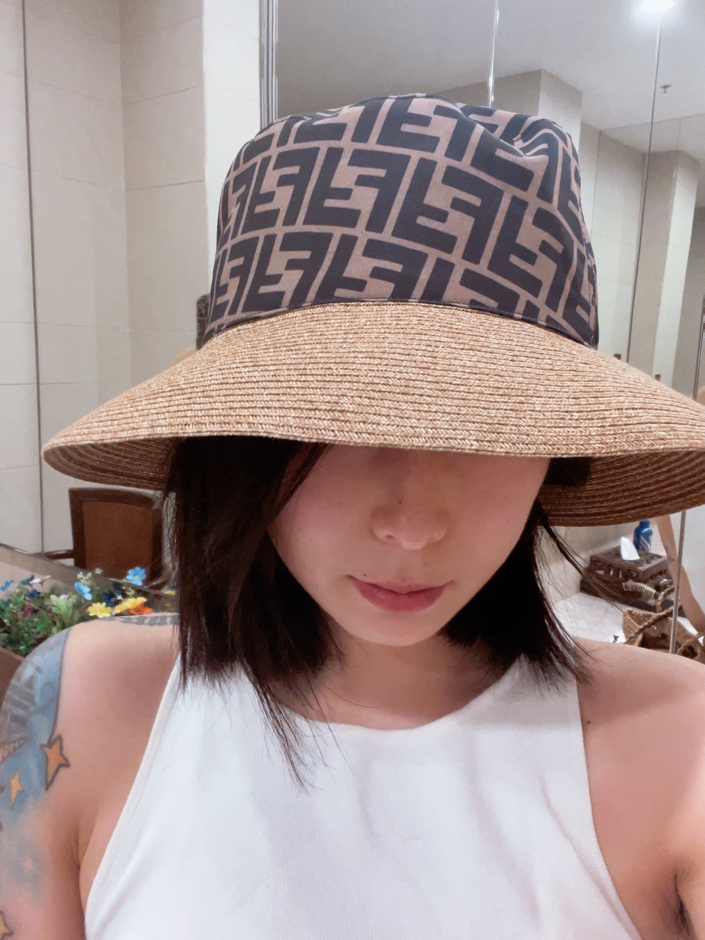 NO:228454,Running volume Fendi presbyterian letter printed splicing pot hat Exclusive customization and random matching, foldable head circumference 55~58cm hat Straw hat Fisherman hat Baseball hat, hat, fendi, espadrilles, hats19860909跑量 Fendi老花字母印花拼接盆帽 独家定制随意搭配,可折叠 头围55～58cm帽子草帽渔夫帽棒球帽,帽子,fendi,espadrilles,hats,hat