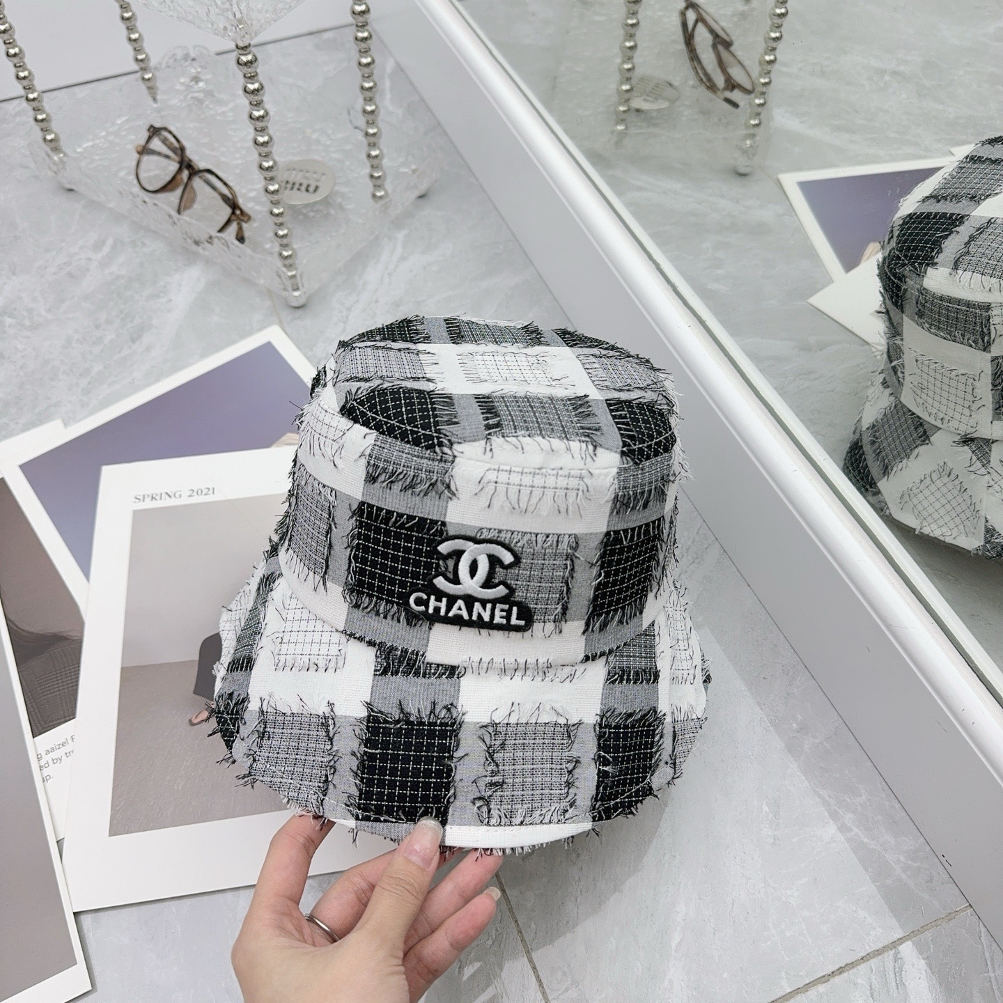 NO:343817,Running volume Xiaoxiang new style fisherman spliced ​​fabric, full of design sense!  Hat Straw Hat Fisherman Hat Baseball Hat, Hats, espadrilles, hats跑量 小香新款渔夫 拼接面料,设计感十足！帽子草帽渔夫帽棒球帽,帽子,espadrilles,hats,hat