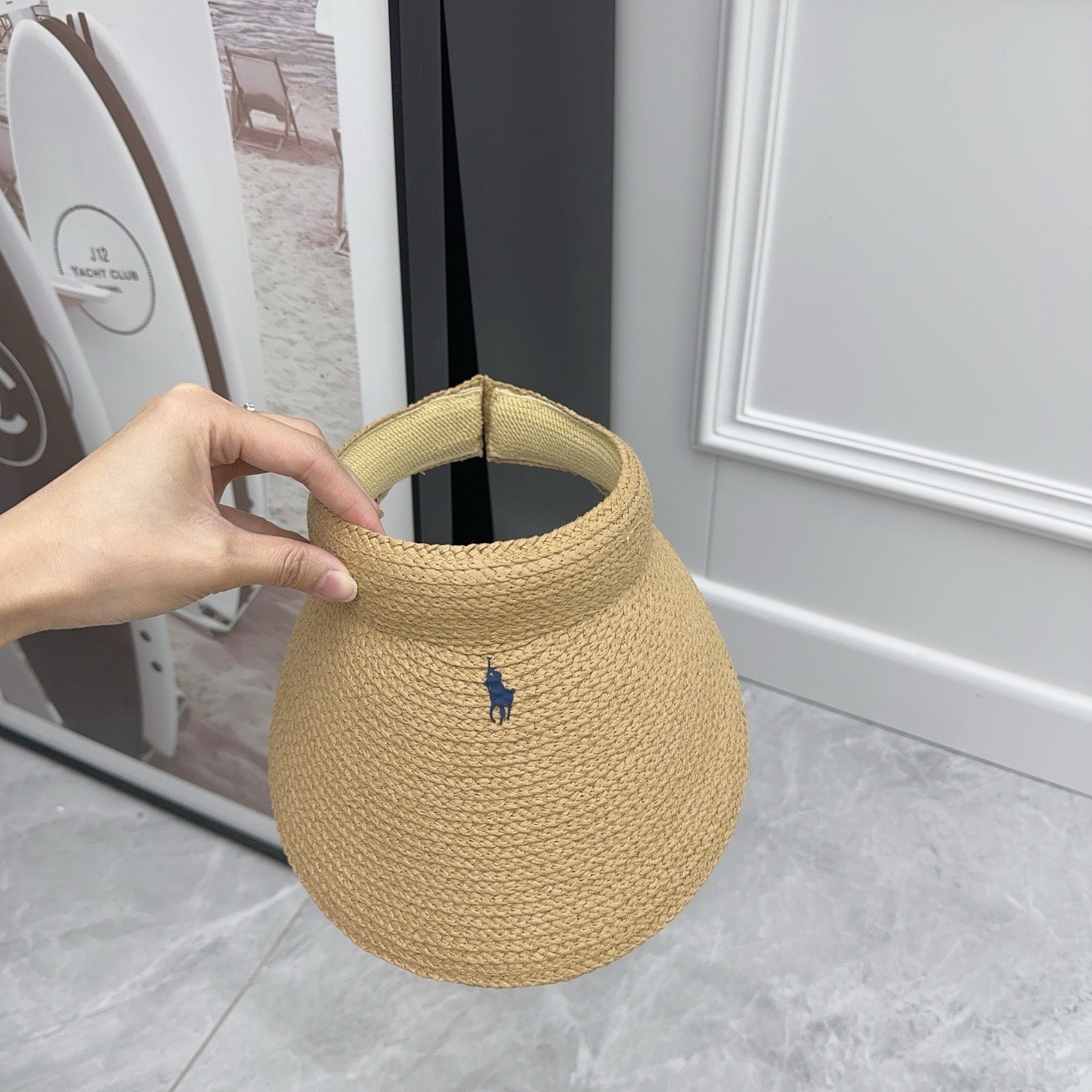 NO:343823,Running volume Polo new empty top hat, made of Rafia, the hat shape is super positive!  Hat Straw Hat Fisherman Hat Baseball Hat, Hats, espadrilles, hats跑量 Polo新款空顶帽 放拉菲草材质,帽型超正！帽子草帽渔夫帽棒球帽,帽子,espadrilles,hats,hat