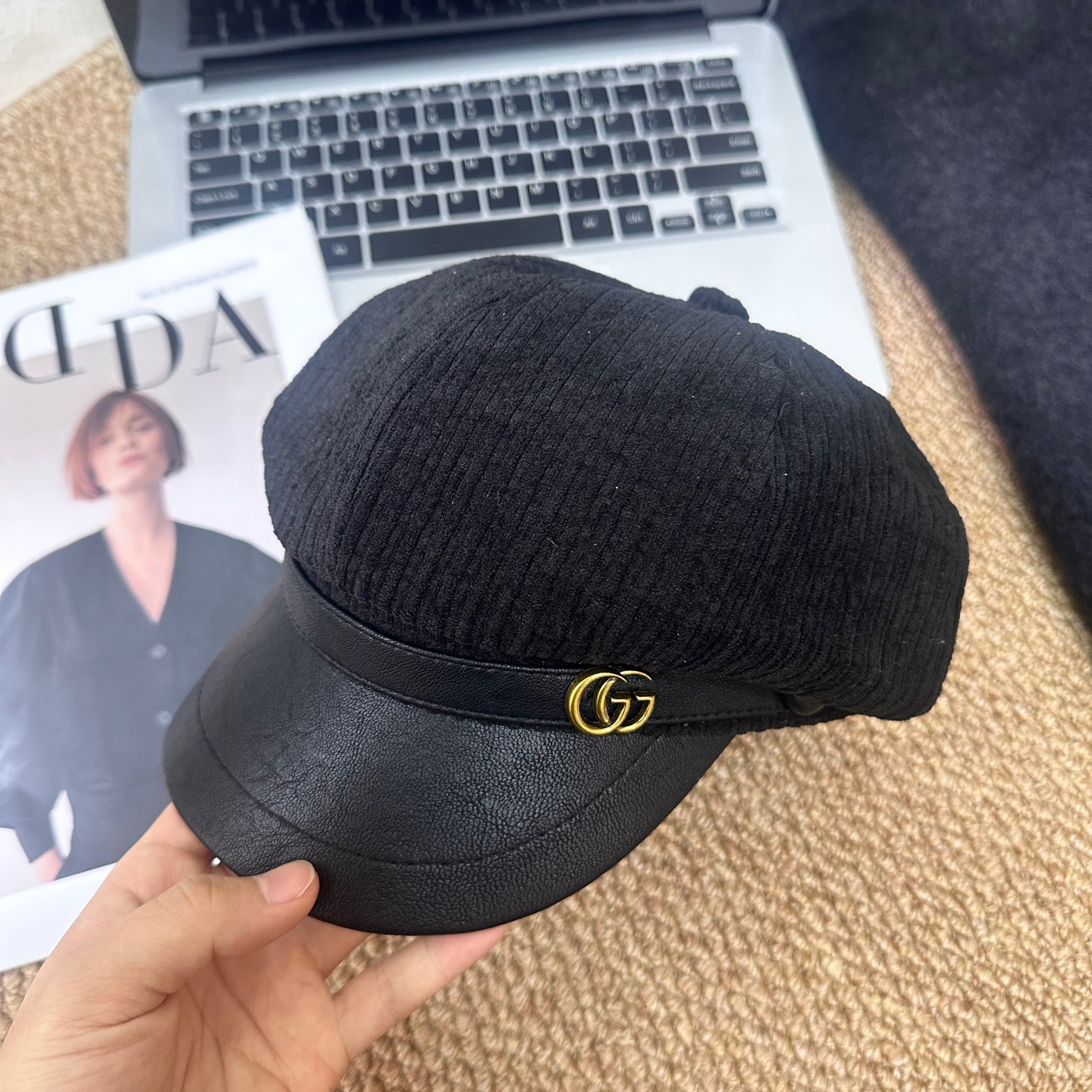 NO:580043,Running volume G home ~ New style spliced ​​octagonal hat, corduroy fabric splicing, very fashionable ~ hats, fisherman hats, baseball caps, knitted hats, hats, gucci, espadrilles, hats19860909跑量 G家～新款拼接八角帽 灯芯绒面料拼接 很洋气～帽子渔夫帽棒球帽针织帽,帽子,gucci,espadrilles,hats,hat