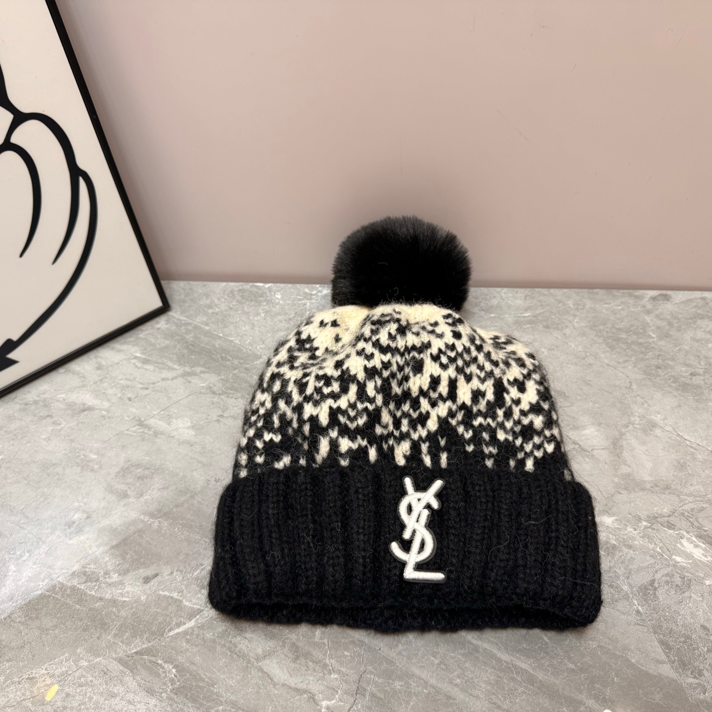 NO:604599,Running volume YSL～New winter snowflake hat, hand hook design fabric, plus velvet, good texture!  Hat bucket hat baseball cap knitted hat, hat, saint laurent, espadrilles, hats19860909跑量 YSL～冬季新款雪花帽 手钩设计面料 加绒 质感好！帽子渔夫帽棒球帽针织帽,帽子,saint laurent,espadrilles,hats,hat
