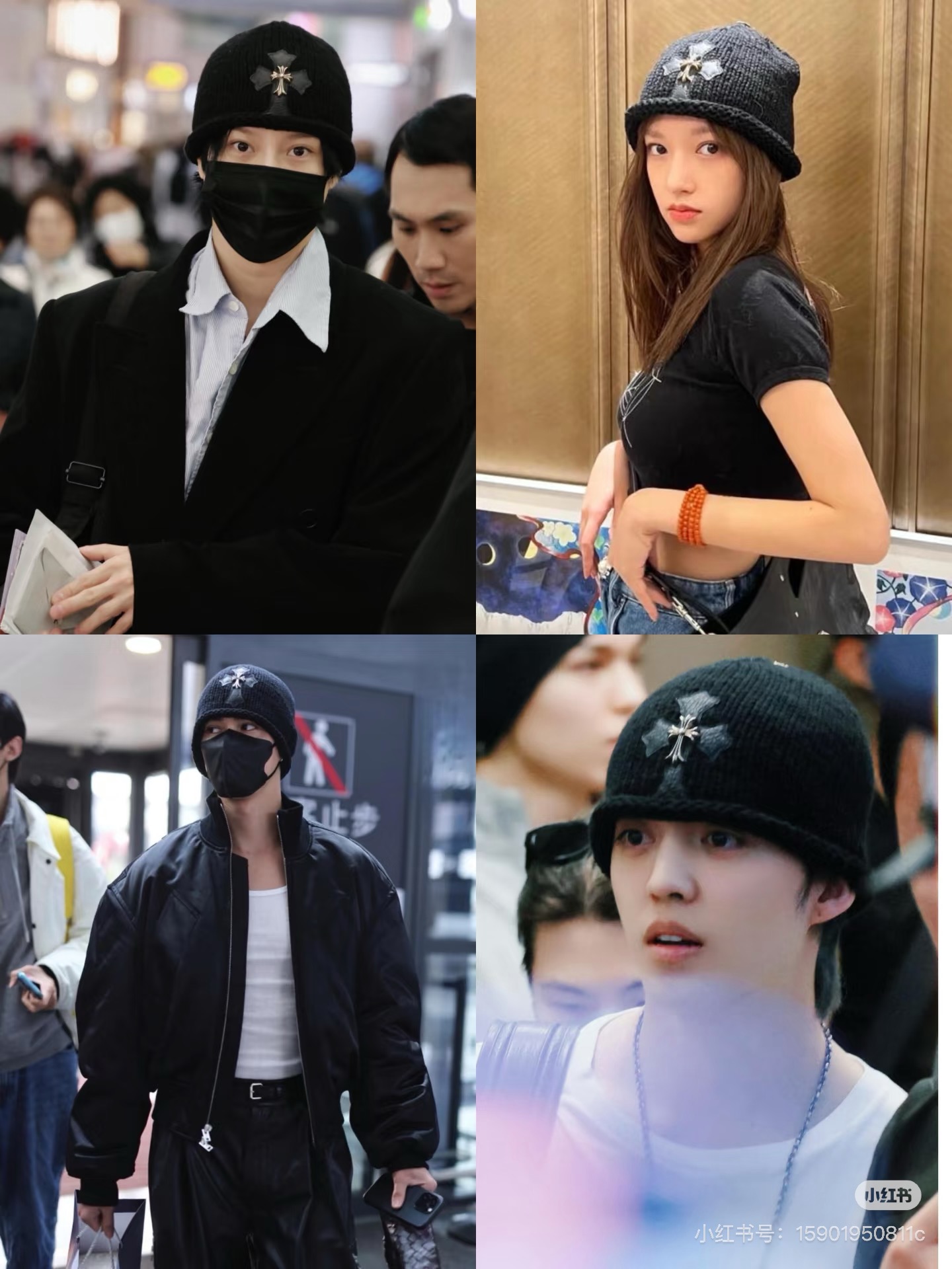 NO:703992,A must-have fashion item for autumn and winter from Crowe, the cross-labeled cold hat is a thick-line hand-knitted hat. It really makes your face smaller when you wear it. It’s very nice!  Men's and women's models, it's cold, hurry up and arrange a hat for your baby, fisherman hat, baseball cap, knitted hat, hat, chrome hearts, espadrilles, hats19860909跑量 克罗心秋冬必备时尚单品之贴标十字架冷帽 粗线手工针织帽,戴上真的显脸小,非常nice！ 男女款,天冷了,快给你的宝宝安排上吧帽子渔夫帽棒球帽针织帽,帽子,chrome hearts,espadrilles,hats,hat