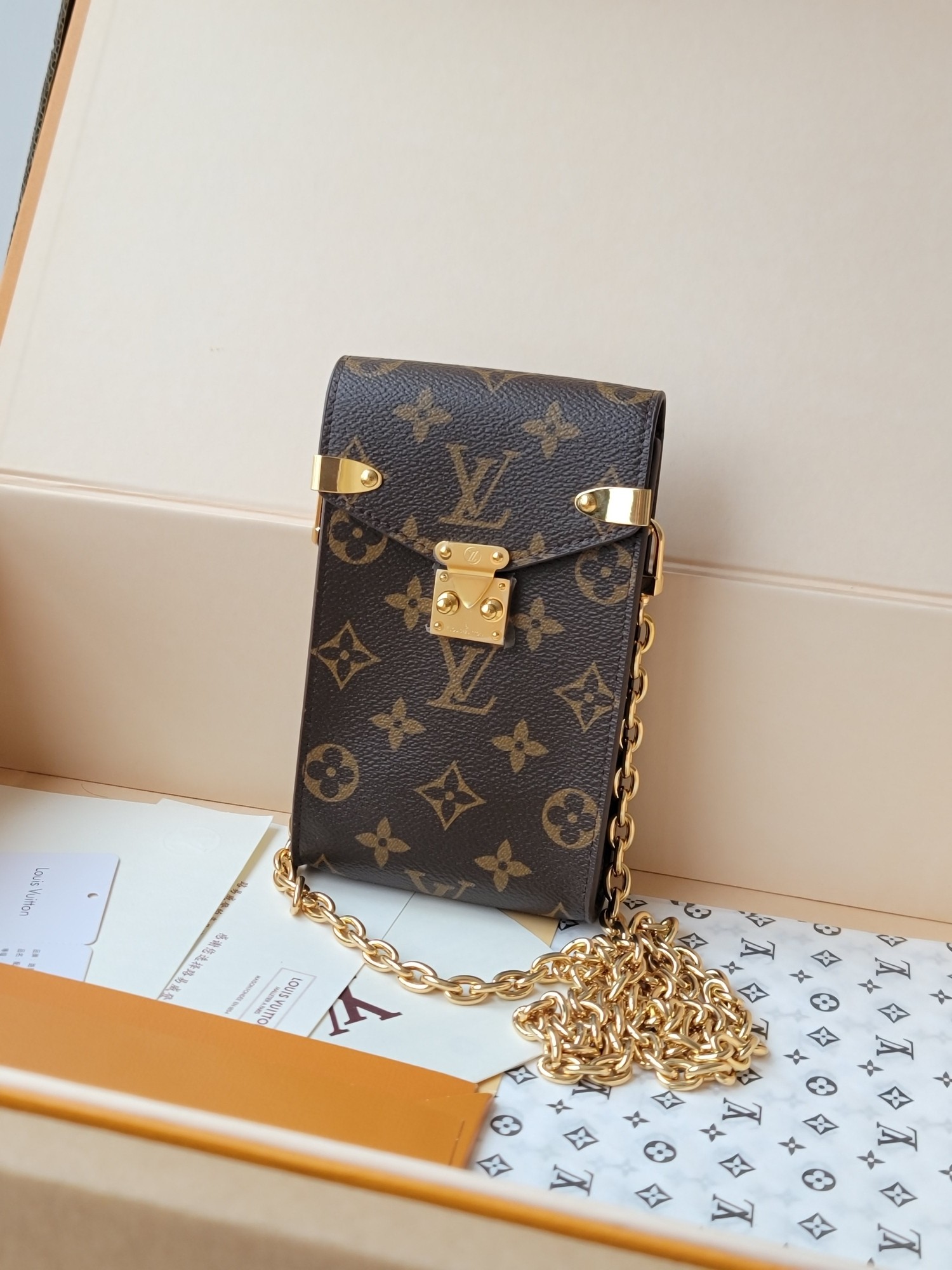 Louis Vuitton Métis Monogram Canvas Phone Bag with Chain - M13572