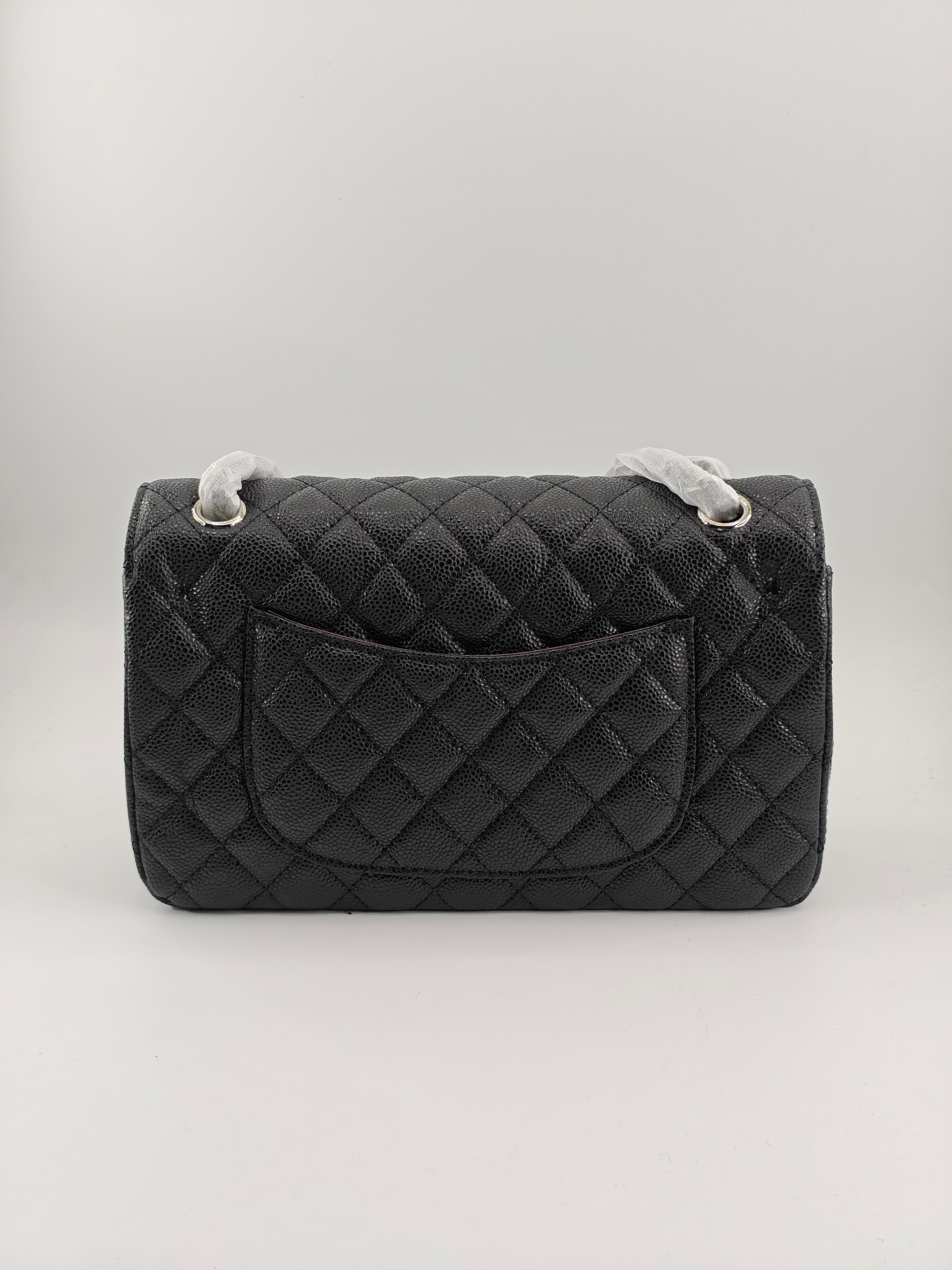 升级版CF中号
黑色鱼子酱银扣
实物实拍
款号：1112
尺寸：25.5X16X7 
