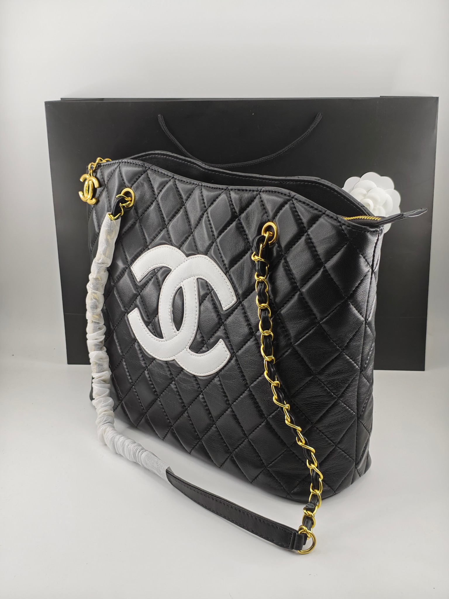 🇫🇷 𝗖𝗛𝗔𝗡𝗘𝗟cf系列 🐑牛羊皮托特包💋单肩手提包链条包⛓️手感柔软 版形超赞[强] 独家正品开发尺