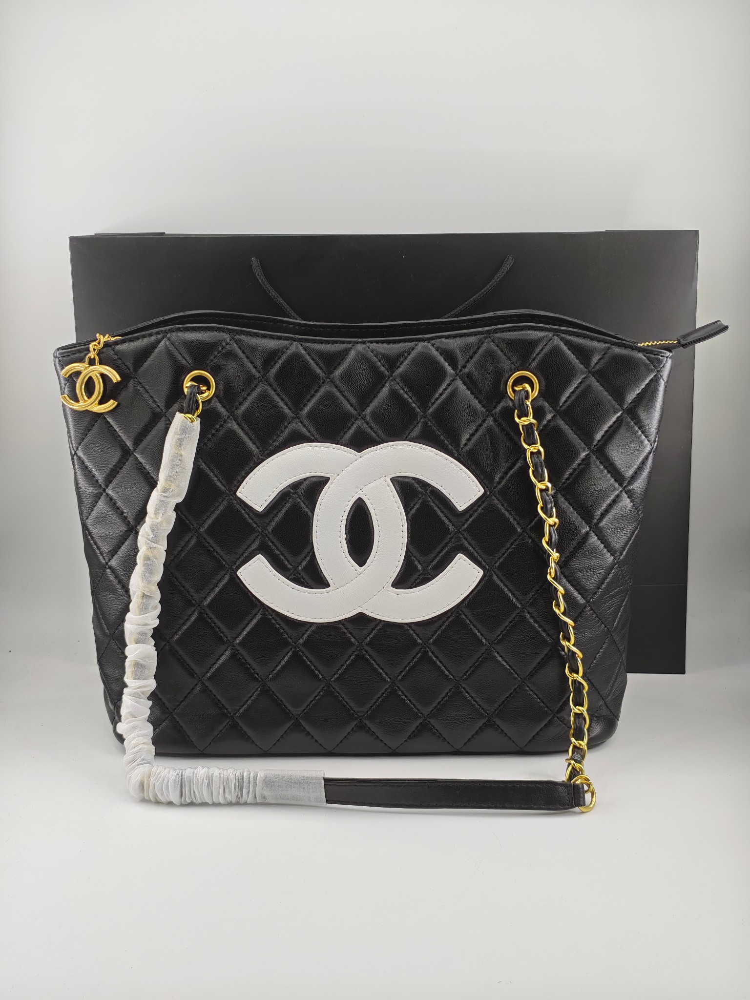 🇫🇷 𝗖𝗛𝗔𝗡𝗘𝗟cf系列 🐑牛羊皮托特包💋单肩手提包链条包⛓️手感柔软 版形超赞[强] 独家正品开发尺