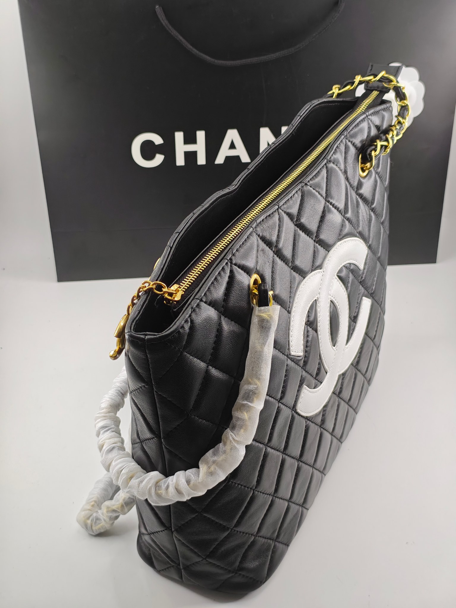 🇫🇷 𝗖𝗛𝗔𝗡𝗘𝗟cf系列 🐑牛羊皮托特包💋单肩手提包链条包⛓️手感柔软 版形超赞[强] 独家正品开发尺