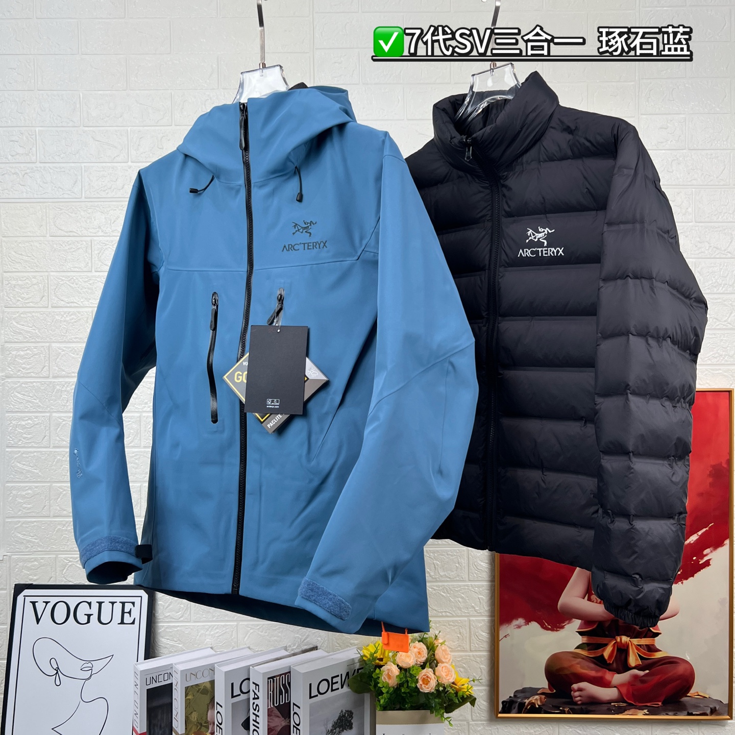 𝘼𝙍𝘾‘𝙏𝙀𝙍𝙔𝙓 阿尔法 𝘼𝙡𝙥𝙝𝙖 𝙎𝙑 7代三合一 硬壳 冲锋衣 𝙎𝙞𝙯𝙚：𝙎 𝙈 𝙇 𝙓𝙇 𝙓𝙓𝙇 颜色：磐石绿