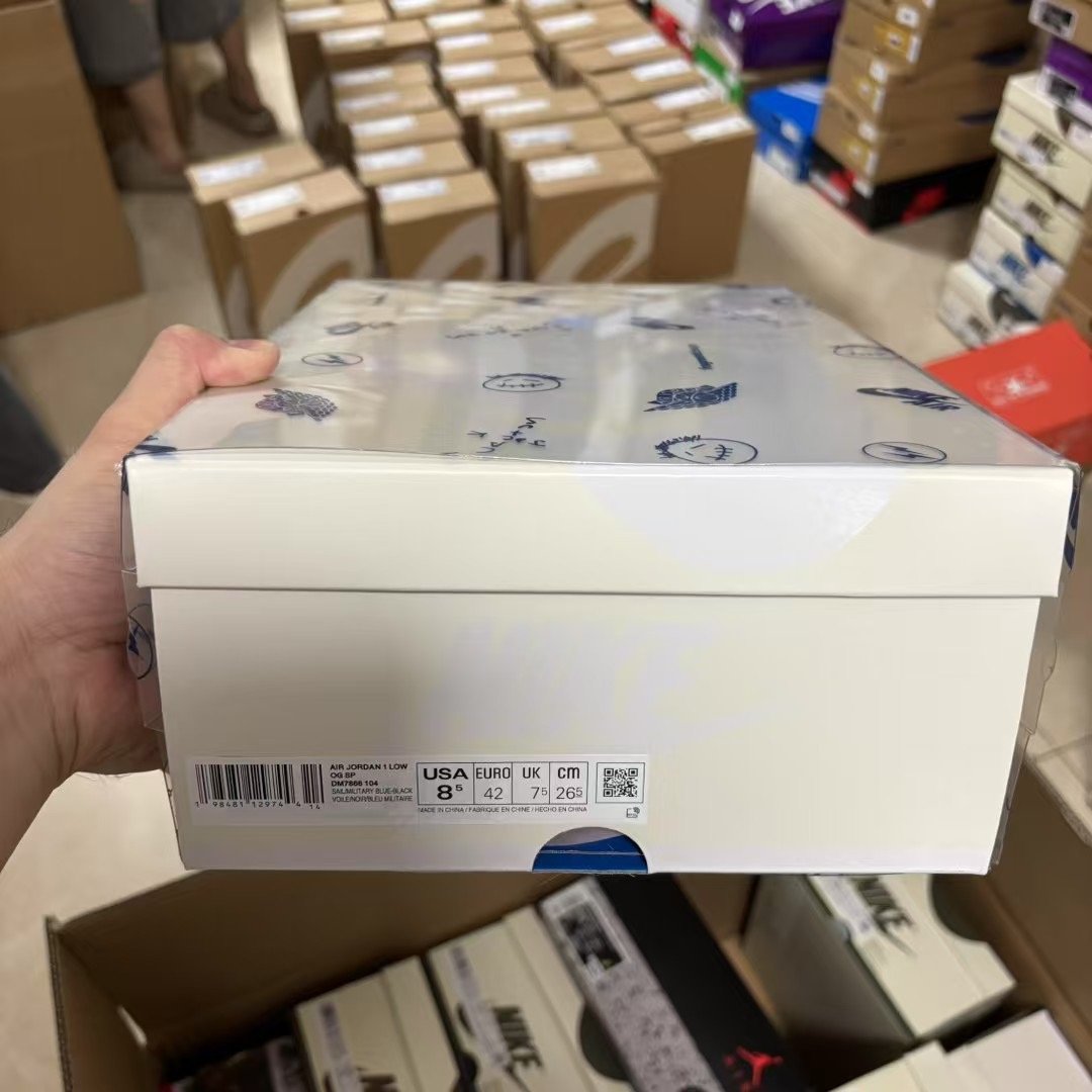 纯原 Travis Scott x Air Jordan AJ1 Low OG SP TS联名倒钩低帮 