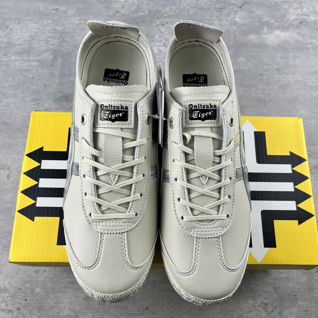  外贸工厂纯原 Onitsuka Tiger Mexico 66 DELUXE  鬼冢虎 灰银 墨西哥升