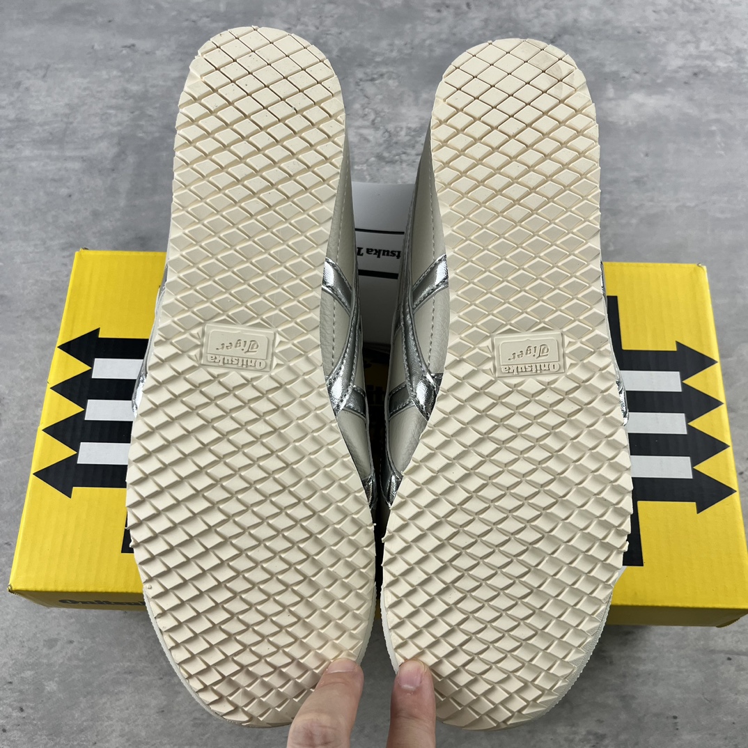  外贸工厂纯原 Onitsuka Tiger Mexico 66 DELUXE  鬼冢虎 灰银 墨西哥升